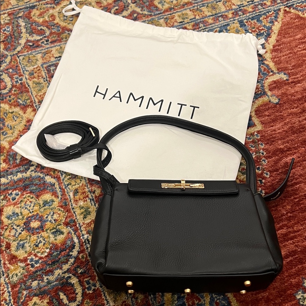 Hammitt Black Leather Shoulder Bag